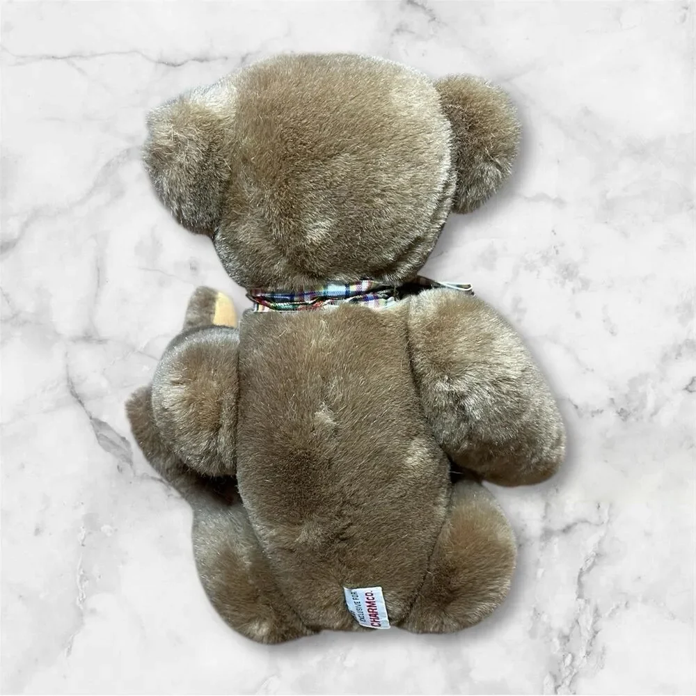 Vintage 1983‎ Charmco Charm Co Brown Teddy Bear Stuffed Animal